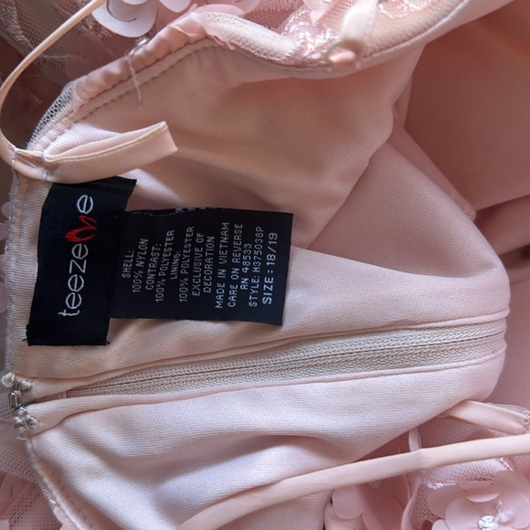 Teeze Me Light Pink Formal Dress - Picture 8 of 14
